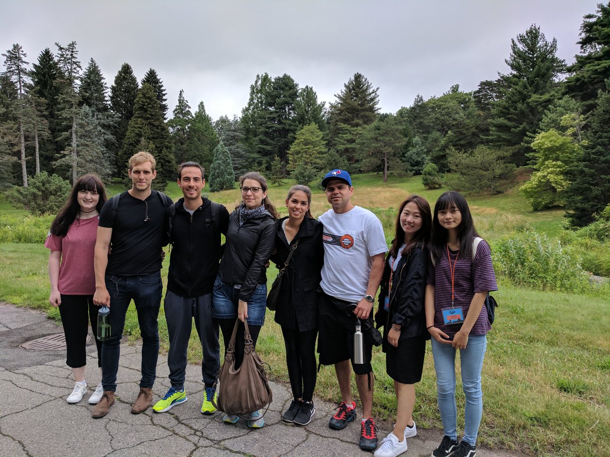 bostonhostel's tweet photo. No sun, no problem! We love the #ArnoldArboretum. Be sure to join us on the next tour! #WhyWeHostel @ArnoldArboretum https://t.co/yrSSaUr19F