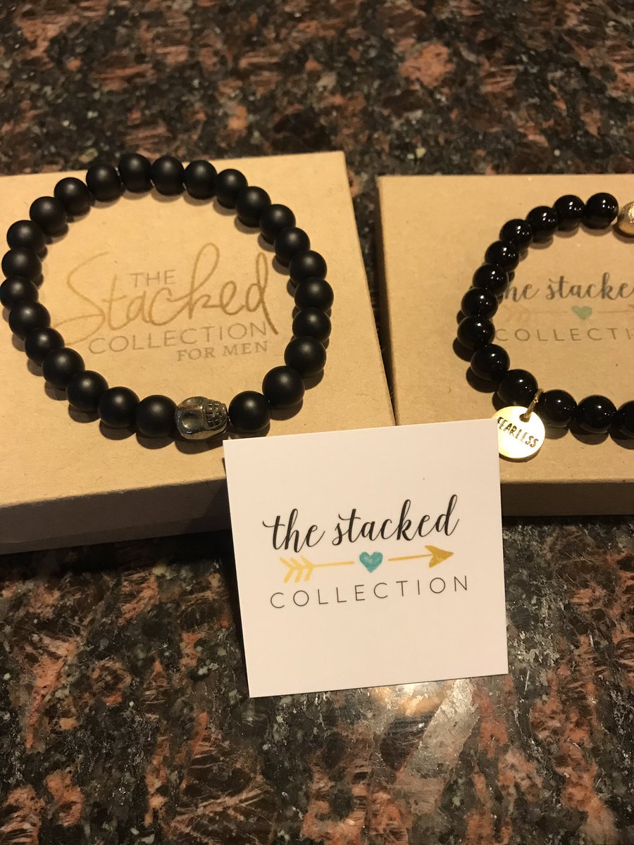 Thanks, <a href="/StackedCo/">STACKED</a> our bracelets came in! Dad loves his.