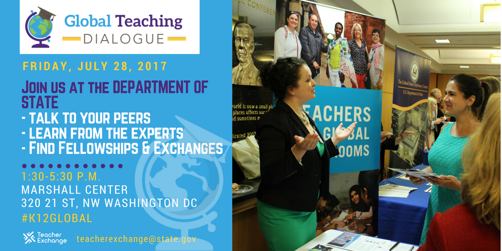 mpluna's tweet photo. #globaledchat #globaled #DMVeducation #teacherfriends Come to the State Department - meet other globally minded teachers! https://t.co/6mqDv50gwc
