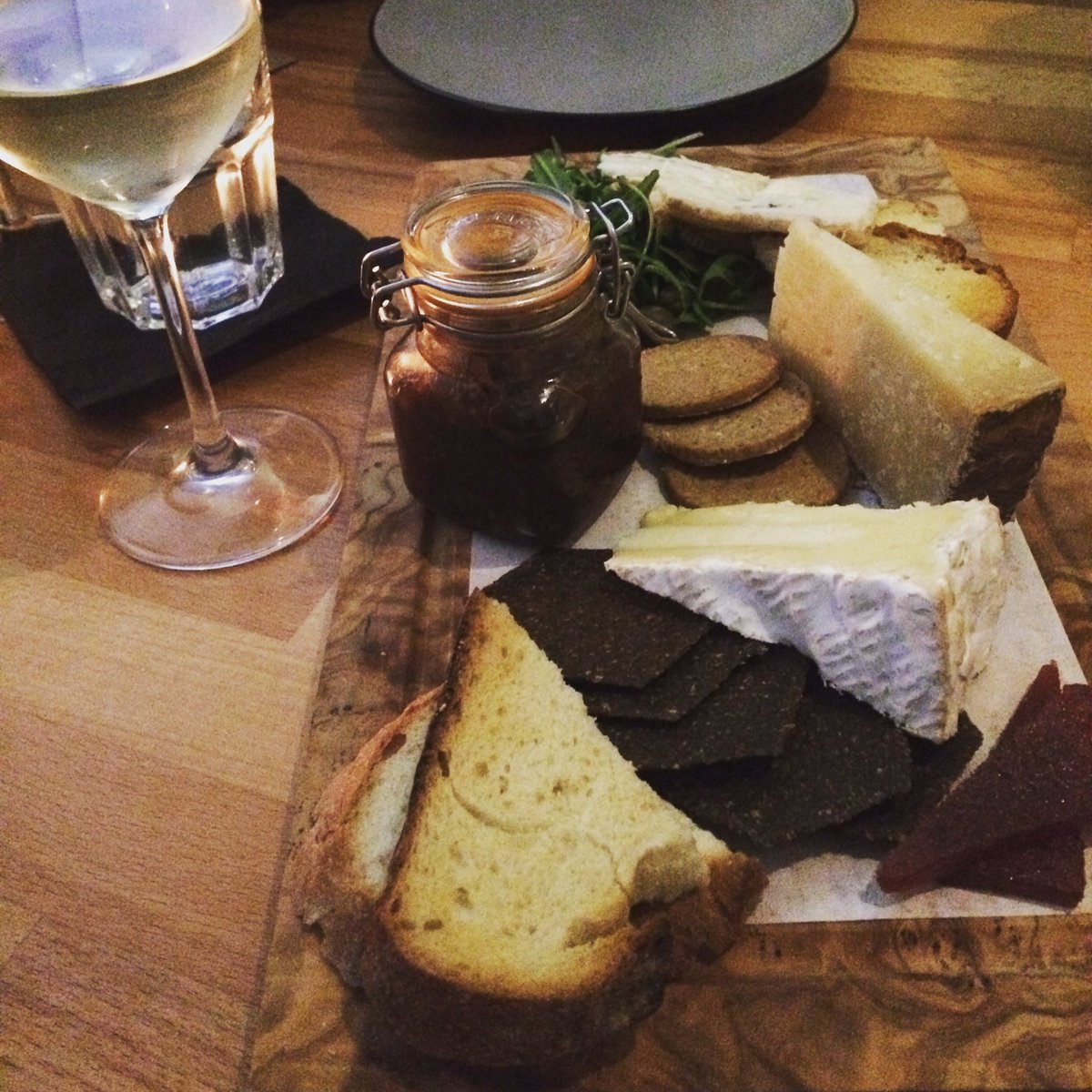 We love cheez! <a href="/clark_lake/">Muzhik</a> #cheese #wine #edinburgh