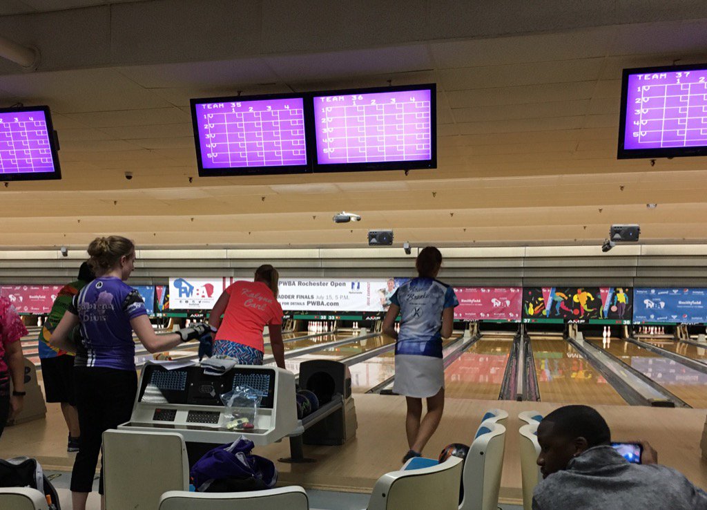 StevePGonzalez's tweet photo. Awesome to watch the world's best bowlers in Rochester- competition starts tomorrow! #rightframeofmind #PunIntended https://t.co/FgimUNg5NA