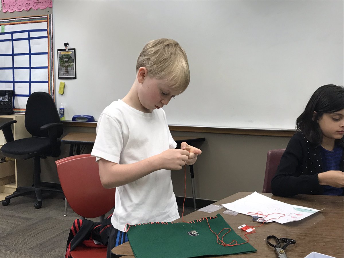OWS_Summer's tweet photo. #softcircuitsewing campers are working on their light up stuffies! #STEAM #makered #makerspace #makersummer https://t.co/8a0Hs2aGoT