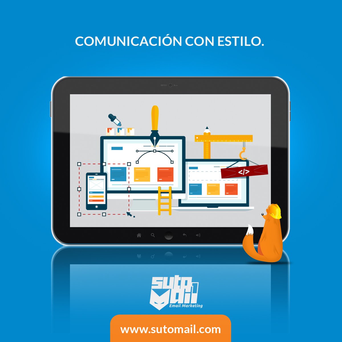 SutoMail's tweet photo. Te permitimos personalizar tu mensaje como tú quieras. Envía tus campañas de email marketing: https://t.co/neMvVOC1t4 https://t.co/KdOlmtRxlK