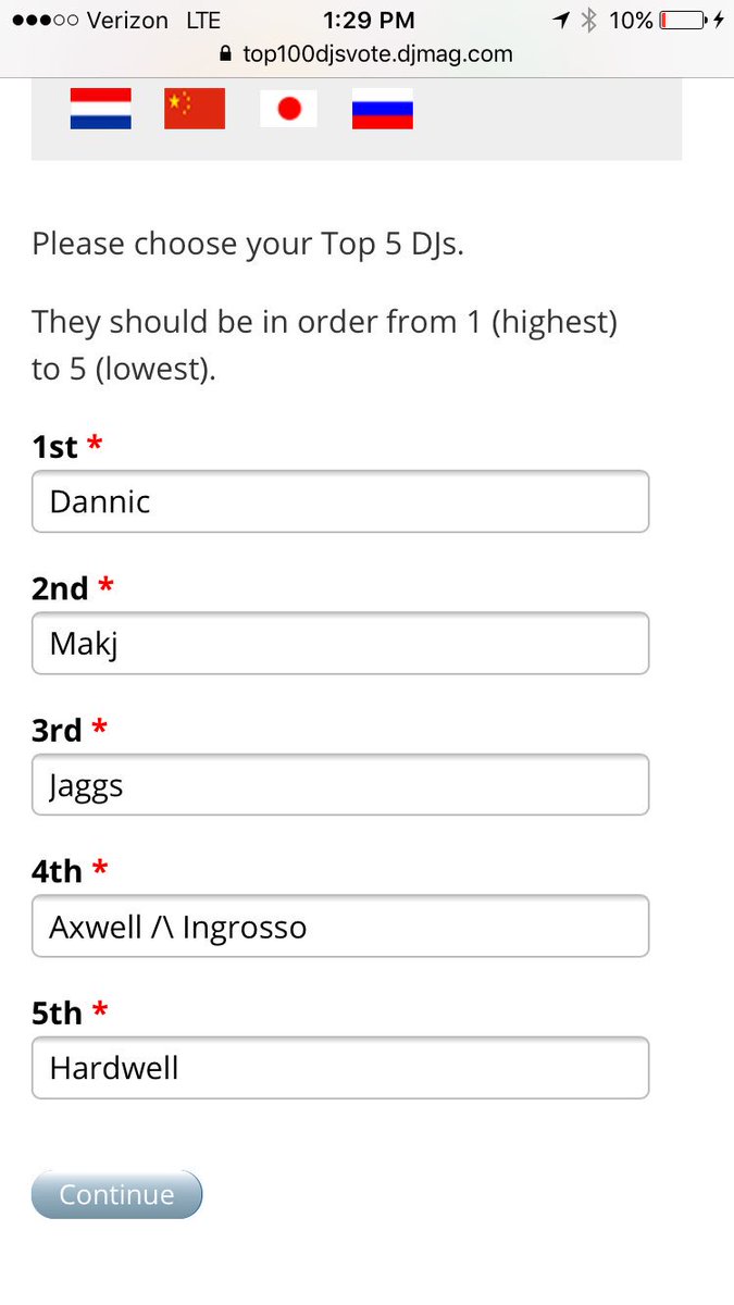 MrgrizzOfficial's tweet photo. Gotta support the boys of course @JAGGSMUSIC @dannic @Axwell @Ingrosso @HARDWELL #DJmagTop100 #House #Fonk #Revealed #Axtone #Kenz #Refune https://t.co/hgIOpW8TJT