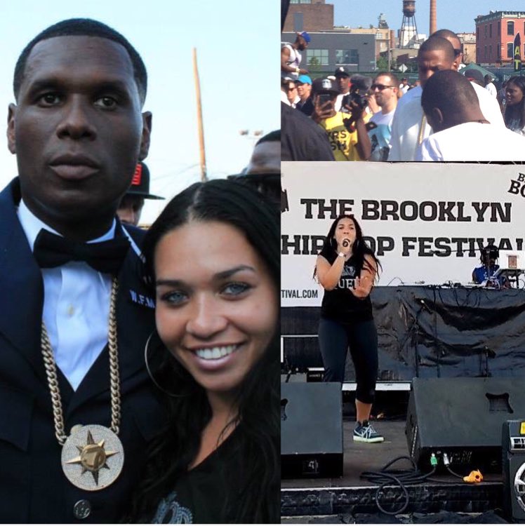General_Holla's tweet photo. #TBT #brooklyhiphopfestival @JayElectronica with @MirandaWritesMc #HipHop4Life #We4HipHop #MWwarrior #Dopeness @BKHipHopFest @RocNation https://t.co/wUFz8tvypZ