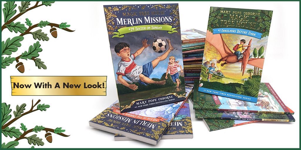 Still excited about our new look! #MagicTreeHouse books in the series are renumbered into 2 groups to clarify reading levels & grow readers!