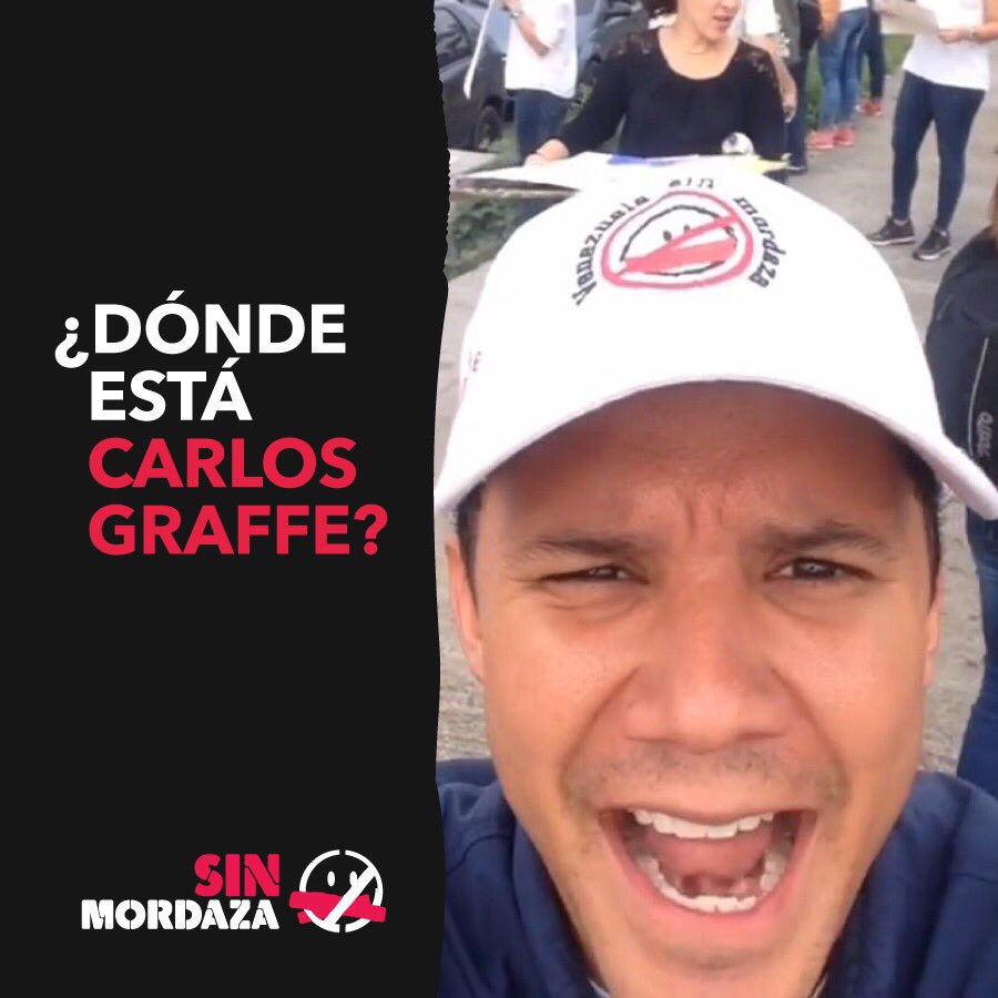#URGENTE Mi hijo <a href="/CarlosGraffe/">Carlos Graffe</a> fue secuestradores esta tarde por funcionarios del gobierno en Valencia