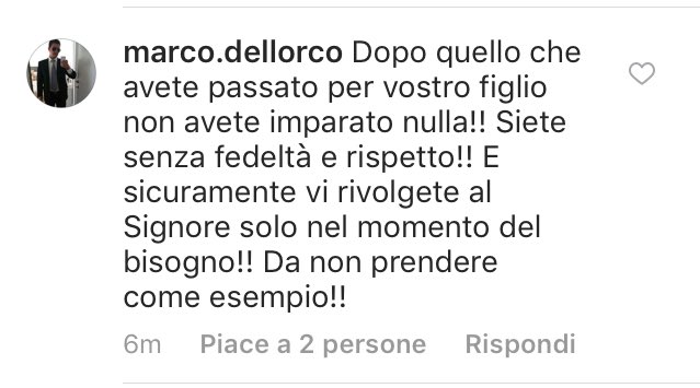 ManuelMonzani's tweet photo. Nei commenti dei profili social di @bonucci_leo19 il disastro e la sconfitta della nostra cultura sportiva. Vergogna, idioti. @SkySport https://t.co/HSuTJjsxoc