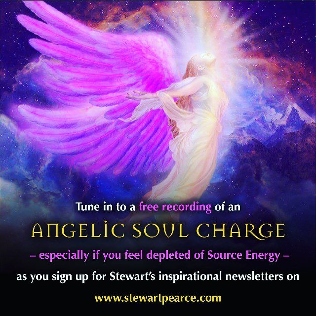 RT <a href="/StewartPearce/">STEWART PEARCE</a>: Angelic Whisperer records a unique Soul Charge from the Angels! Om Love