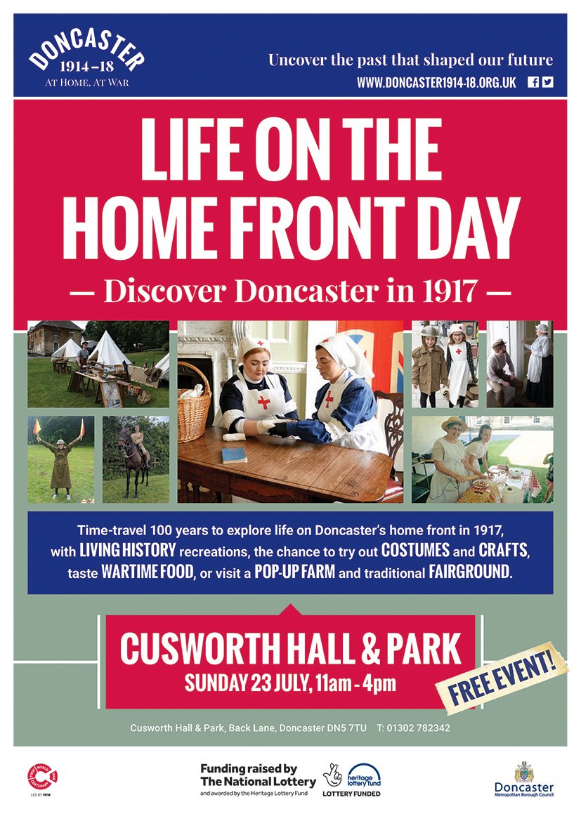 Don't miss this day of fun, free activities next week. Discover wartime foods and enjoy traditional fairground activities at Cusworth Hall!