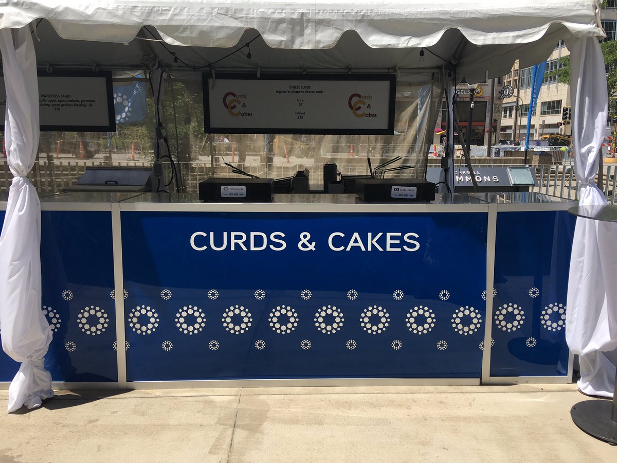 CurdsandCakes's tweet image. Come visit us at Orchestra Hall Sommerfest; incredible music, food (Ellsworth cheese curds) and drink!! @CheeseCurdsWI @mn_orchestra