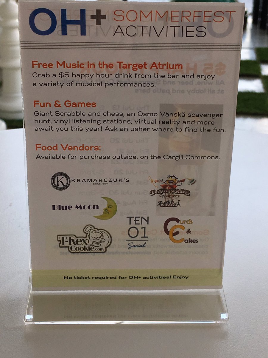 CurdsandCakes's tweet image. Come visit us at Orchestra Hall Sommerfest; incredible music, food (Ellsworth cheese curds) and drink!! @CheeseCurdsWI @mn_orchestra