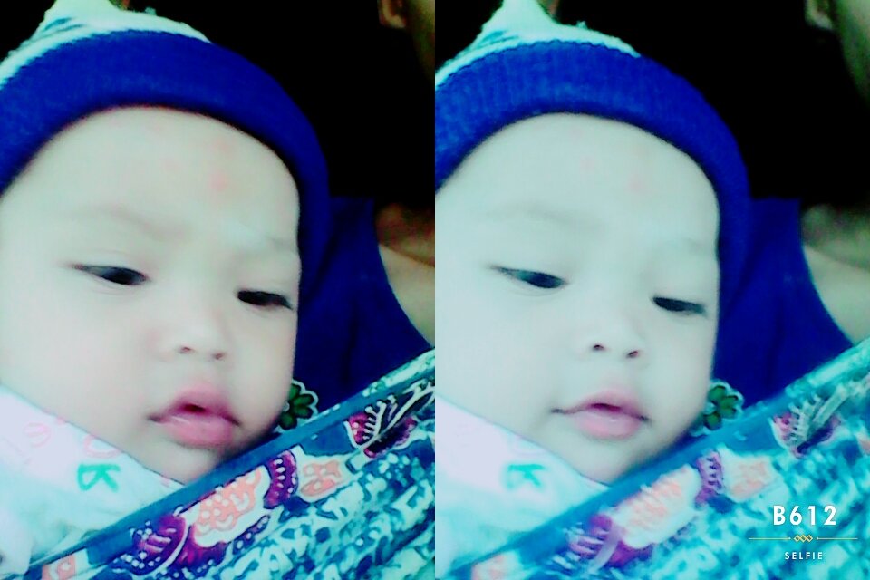 shallsa5's tweet image. Liatin apa sih dek???❤❤😁