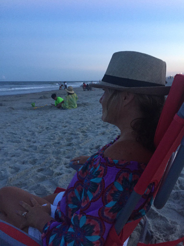 The beach life with the wife