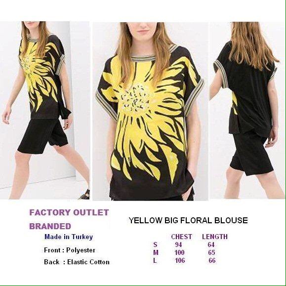 FASHIONmeJakpst's tweet photo. YELLOW BIG FLORAL BLOUSE. Made in Spain Rp 250.000,- DISCOUNT ALL 👚 BLOUSE Rp 150 - 200rb // 👗DRESS Rp 200 - 250rb https://t.co/FNS3zeWIlM https://t.co/6LpjZCLoK5