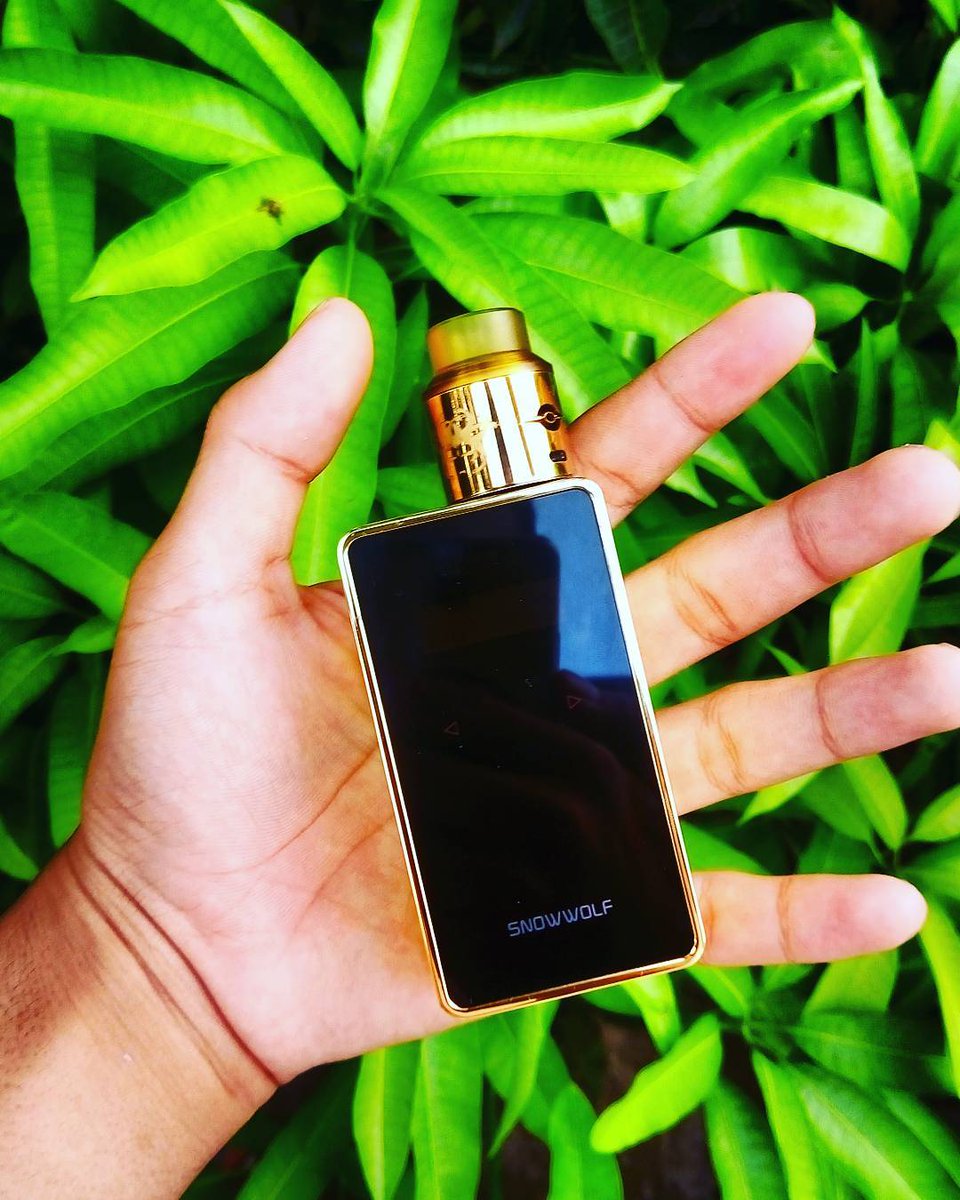 Snowwolfvape's tweet photo. Classy Snowwolf 200W plus in gold
#vapemod #vape #vapor #vaping #snowwolf #ecig #vapeporn #eliquid #vapegirl #snowwolfmini #coilporn https://t.co/UoSYtUmM29