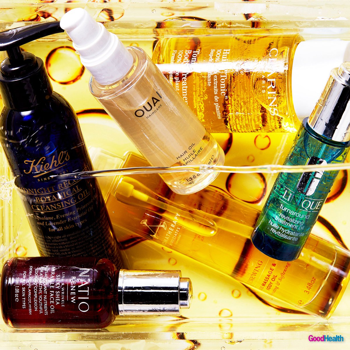 GoodHealthMag's tweet image. We've rounded up the best beauty oils for your face, body &amp;amp; hair in this month's magazine - plus tips on how to make them work for you.
