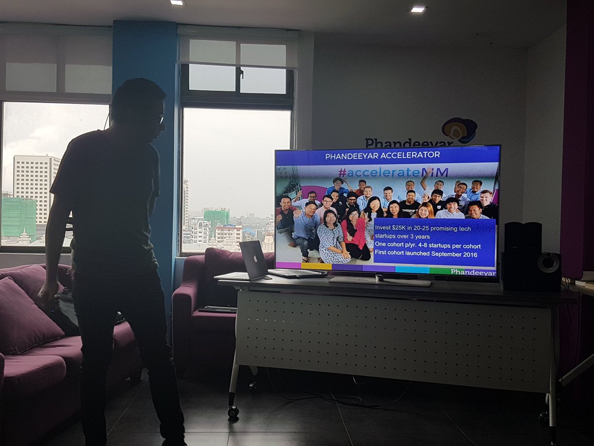 theseedglobal's tweet photo. 4 co's have graduated #accelerateMM & new cohort on the way! 6 months + seed injection - 2 w. followup funding #angeltour @Phandeeyar https://t.co/8q4B2jcb2F