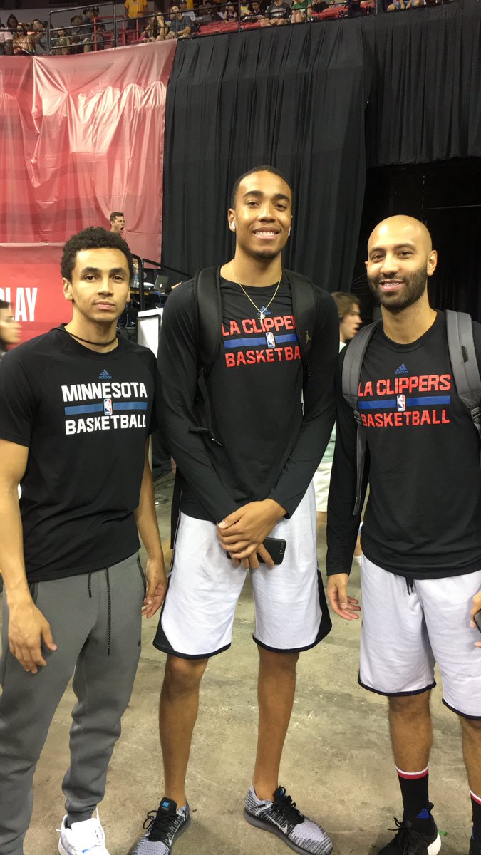 NBA's tweet image. .@UNC_Basketball unite! 

@marcuspaige5, @bjohnson_23 &amp;amp; @KButter5 supporting fellow Tar Heel @JJacks_44 at #NBASummer!