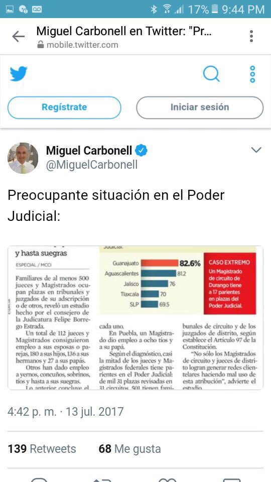 SindicatoPJF's tweet photo. @CJF_Mx Y de esto ? Pedirán renuncia de familiares ? O no pasa nada como en México ! No pasa nada ! @MiguelCarbonell https://t.co/482fI3G53L