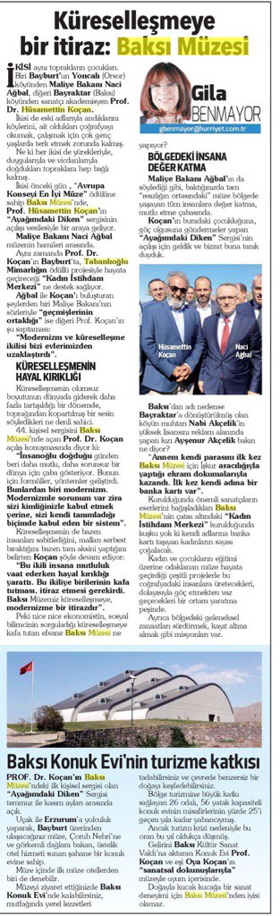 Gila Benmayor kaleminden Baksı Müzesi, Ayağımdaki Diken Sergisi 📰