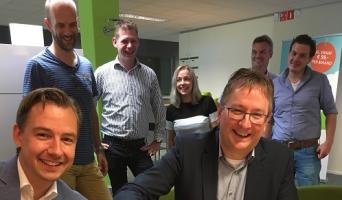 Dutchitchannel's tweet image. Jan Swaters en René Blokhuis van ICT Spirit slagen voor CDPO dlvr.it/PVTr75