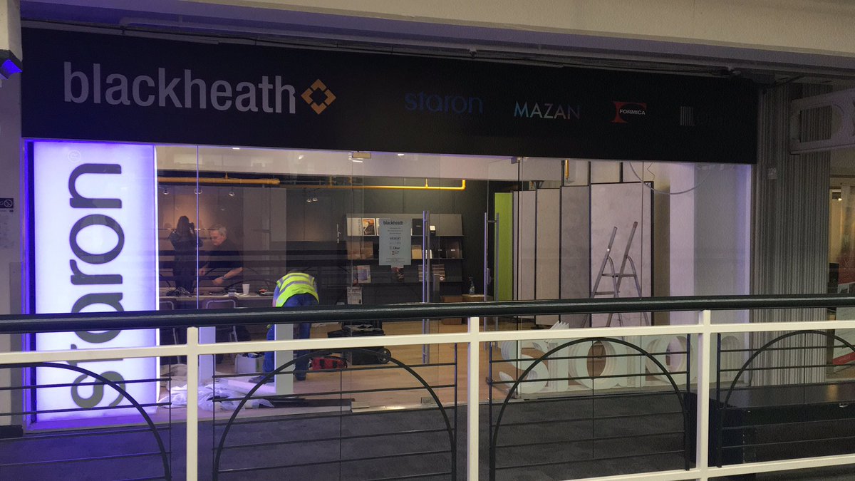 BlackheathP's tweet image. At the showroom today getting all the finishing touches ready for the Grand Opening!