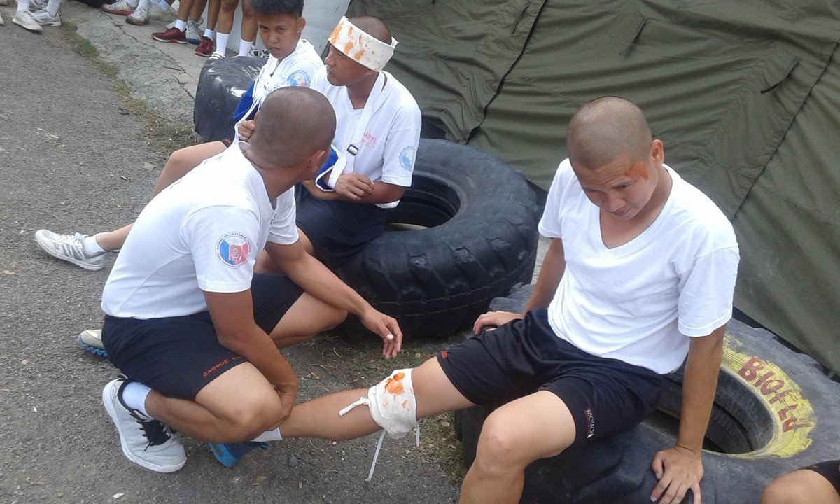 jochellaaa's tweet image. Happening now at camp baong diwa #MMShakeDrill