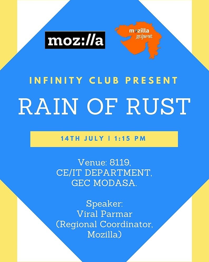 itsme_Dhananjay's tweet photo. #rainofrust #mozgecmodasa #gecmodasa #infinityclub #rust #DhananjaySuthar #orientation https://t.co/XVYvWzWNFa