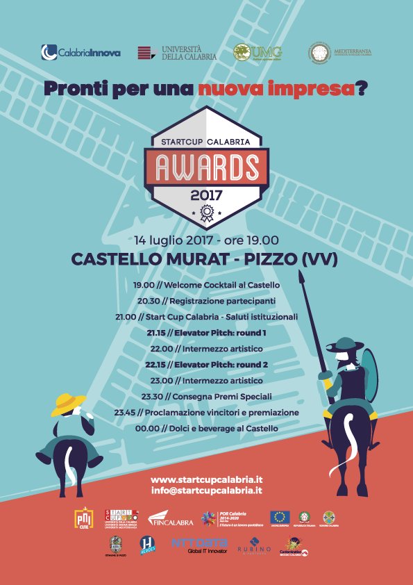 Pronti per questa sera? Tutti a Pizzo per la finale di <a href="/StartCupCalab/">Start Cup Calabria</a> ! #starcup 🔝🔝