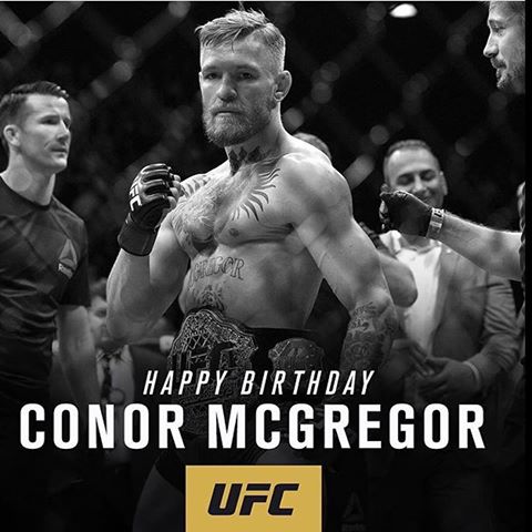Happy birthday Champion The Notorious Conor Mcgregor 