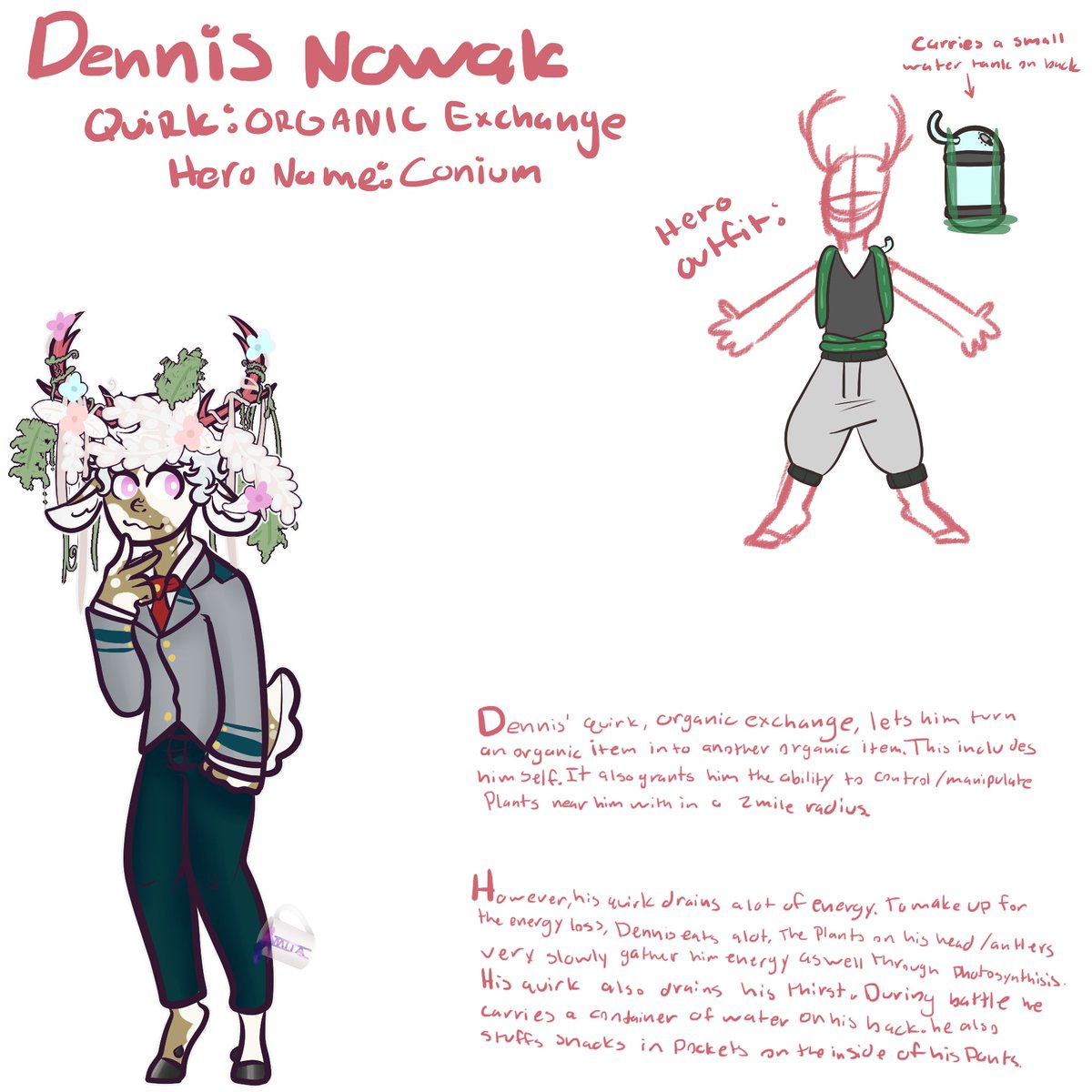 Mugofatmosphere's tweet photo. This is my main #BNHA oc =>  He needs friends plz befriend him. https://t.co/o0qB4yztFw