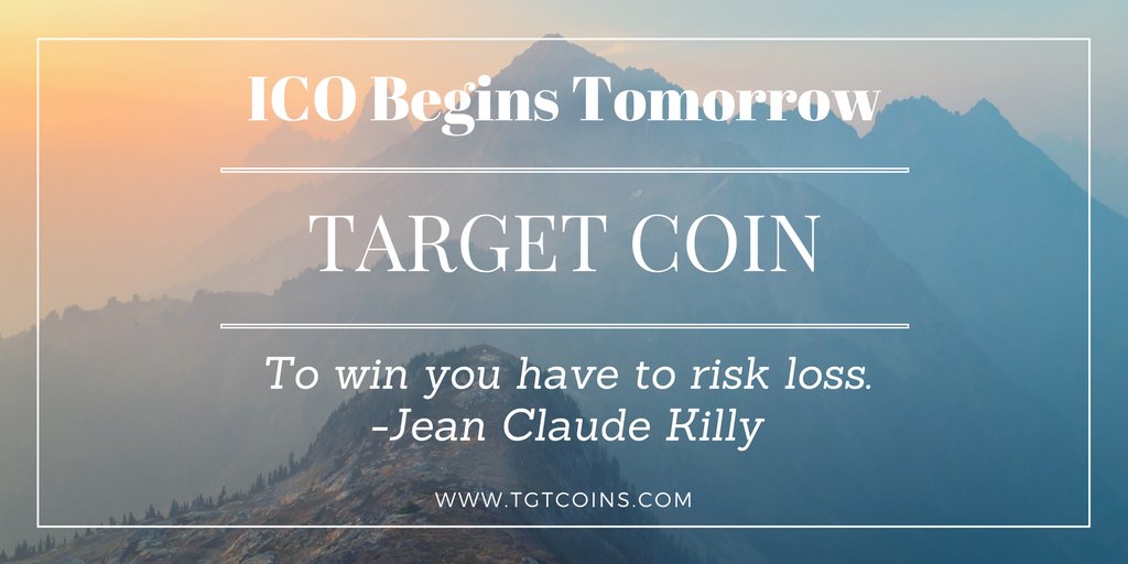 TargetCoin's tweet image. Take the leap of faith. Invest in yourself. Invest in #TargetCoin
#ICO Starts tomorrow. 
#ETH #ETHEREUM #Cryptofund #crypto
