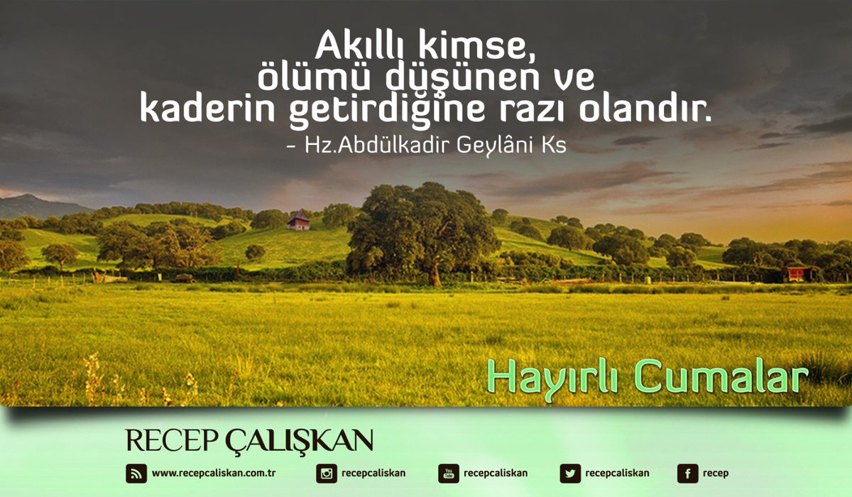 Hayırlı Cumalar...