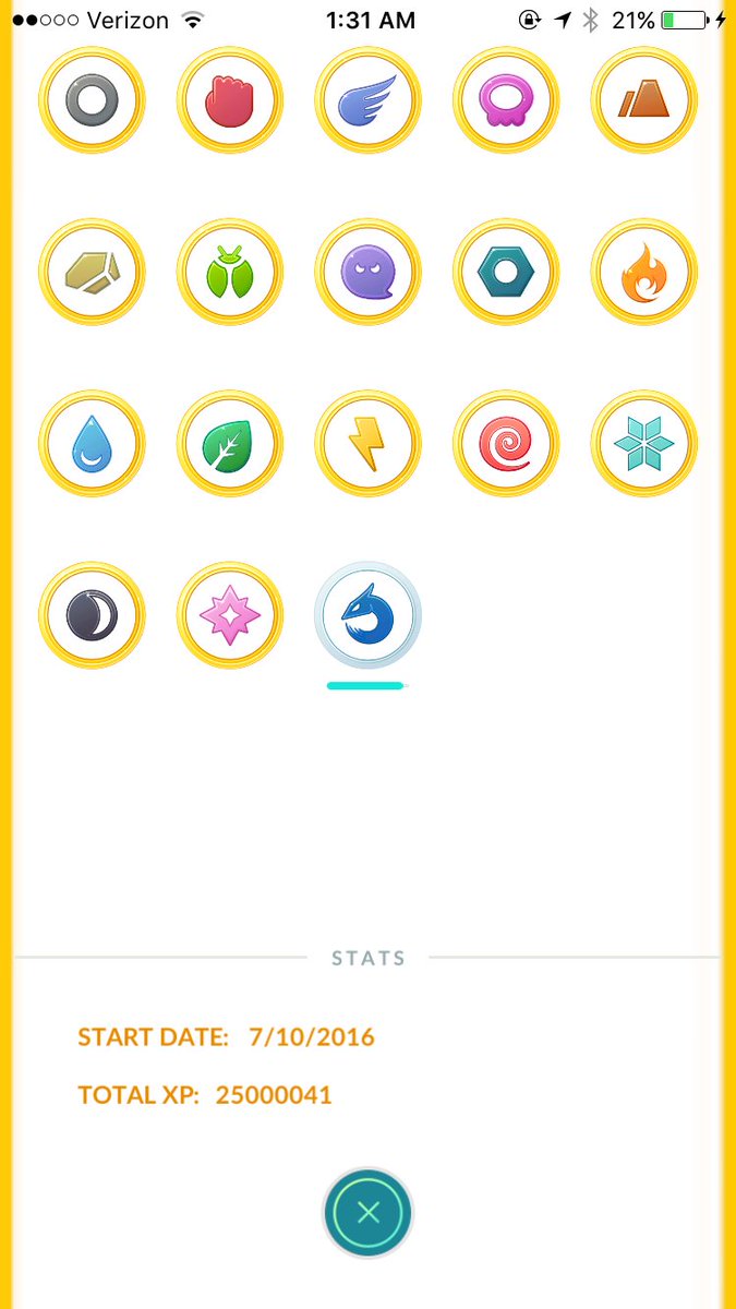 Pancrazio777's tweet photo. @PopeDave8 Hit the 25 mil club myself. I'm probably the only trainer in the world to do so who has yet to get gold on the Dragon Tamer Achievement 😂😂😂😂 https://t.co/UTVTnk9YO2