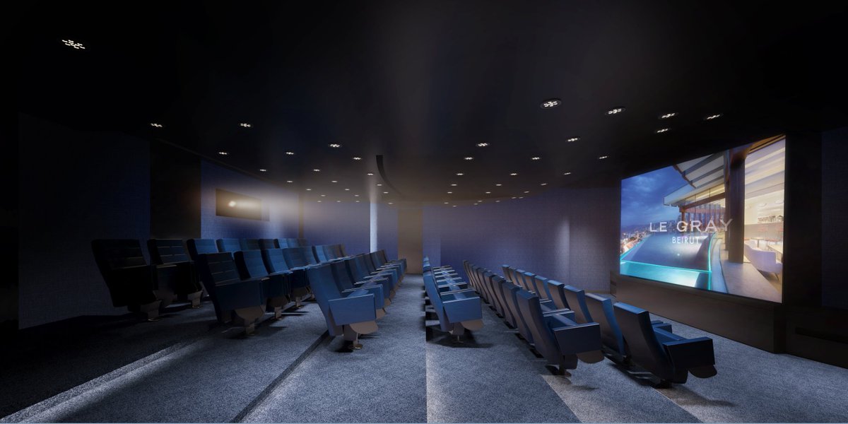 Sadlerandco's tweet image. @LeGrayBeirut enjoy the full cinematic experience in the brand new state-of-the-art 52-seat mini screening room #52shadesoflegray #atlegray