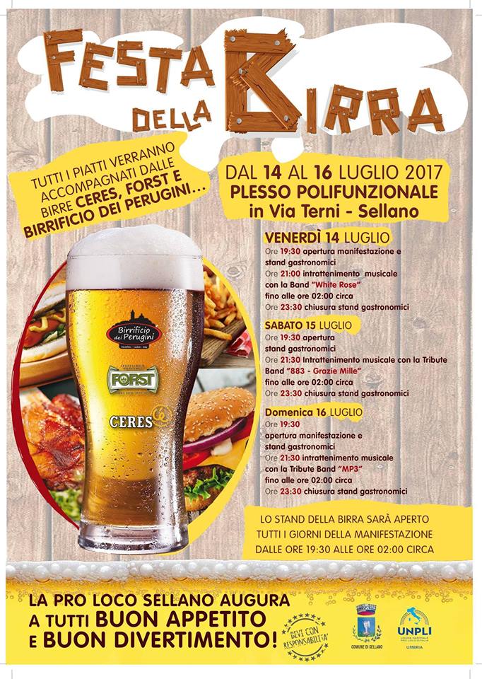 La dissetante birra incontra le specialità culinarie sellanesi.
#14luglio #Terni #Sellano #aboutumbria 
🍺 🍻goo.gl/5wydgd🍺 🍻