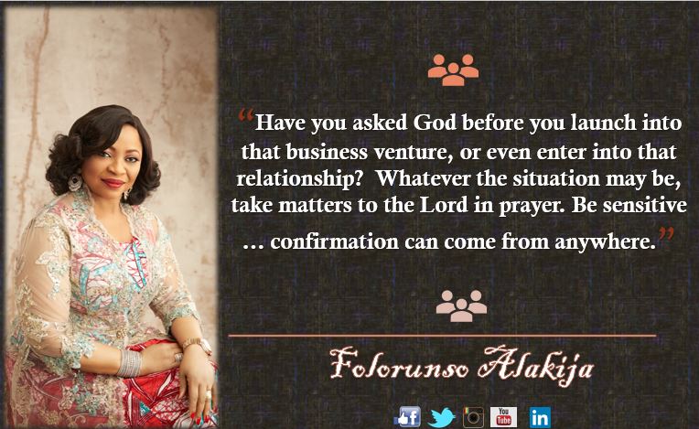 alakijaofficial's tweet photo. Seek God's Guidance in All Things.
Psalm 31:3 NKJV
#FolorunsoAlakija
#DaughterOfZion https://t.co/e7eYjugcOQ