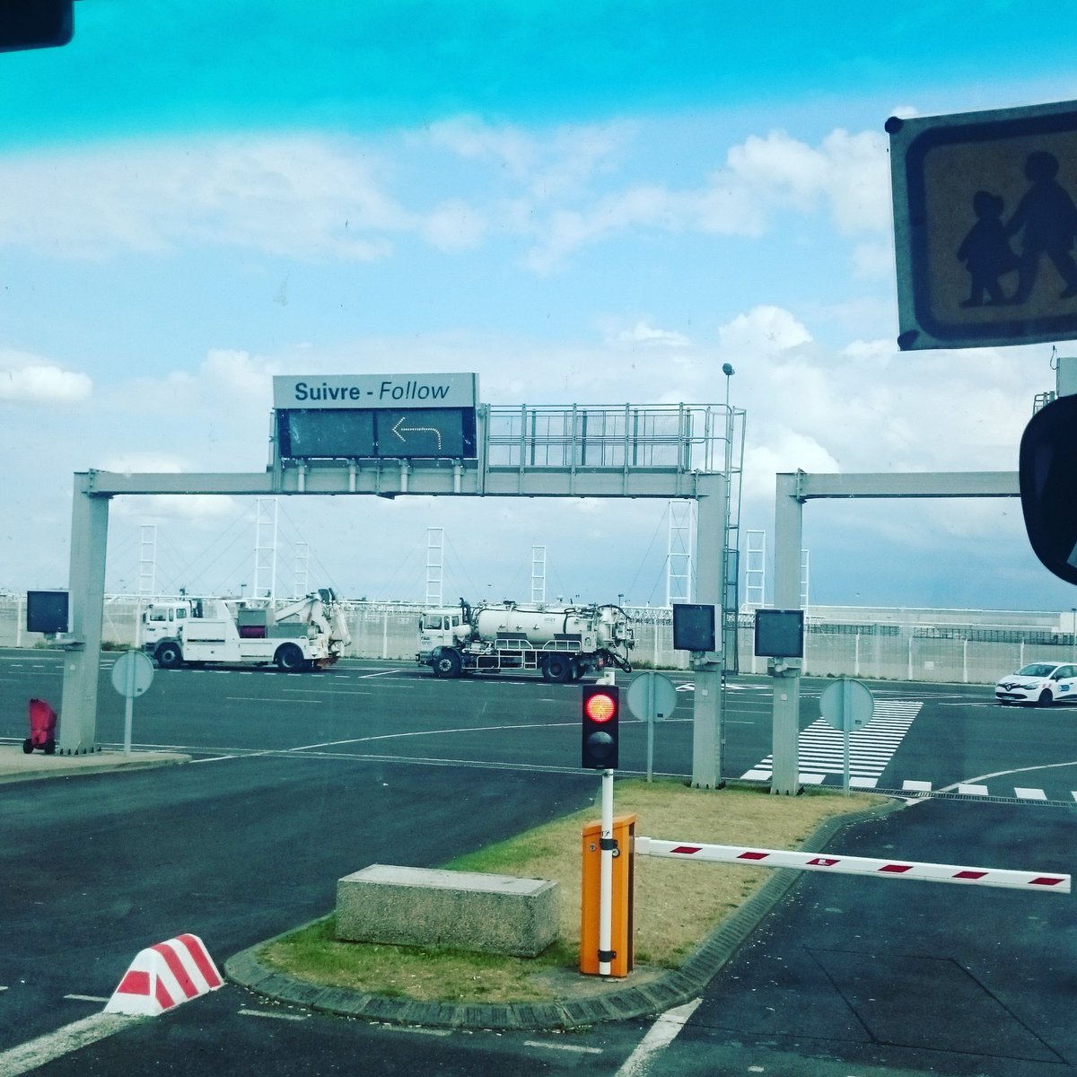 TestbourneHist's tweet image. At Channel Tunnel, waiting for train 🚂