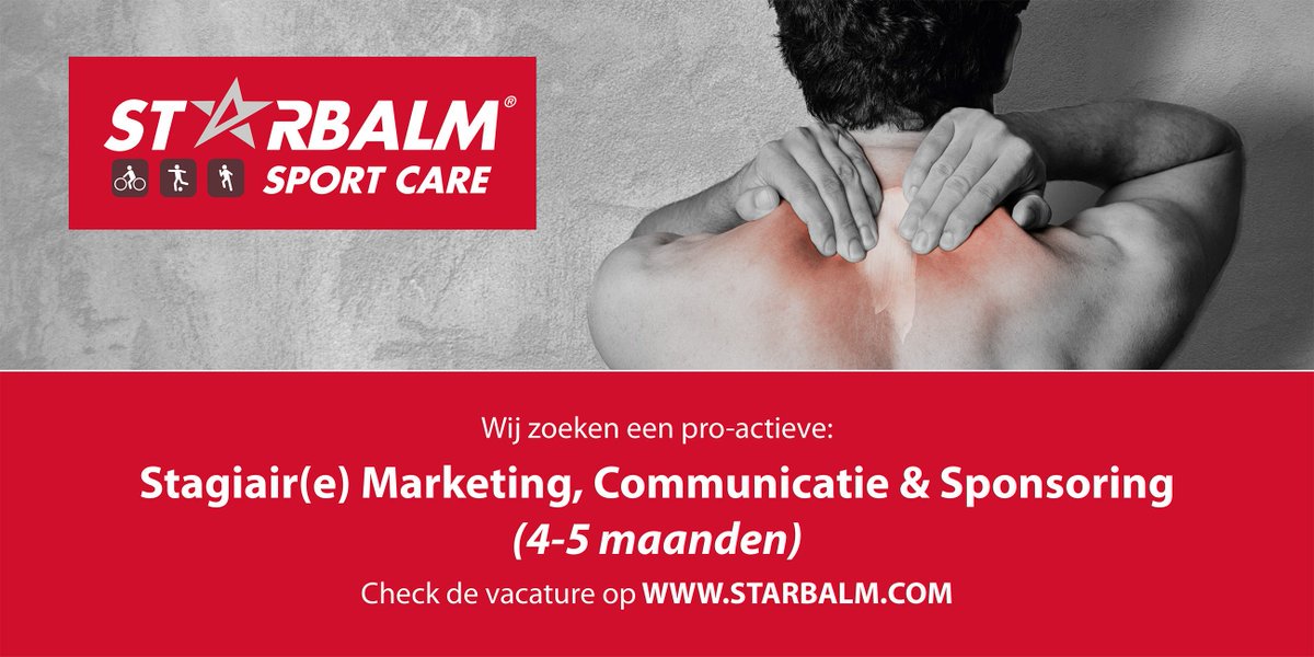 Interesse in #Sport &amp; #Marketing ? En ben je op zoek naar een #stage bij een internationaal sportmerk ? Check op starbalm.com