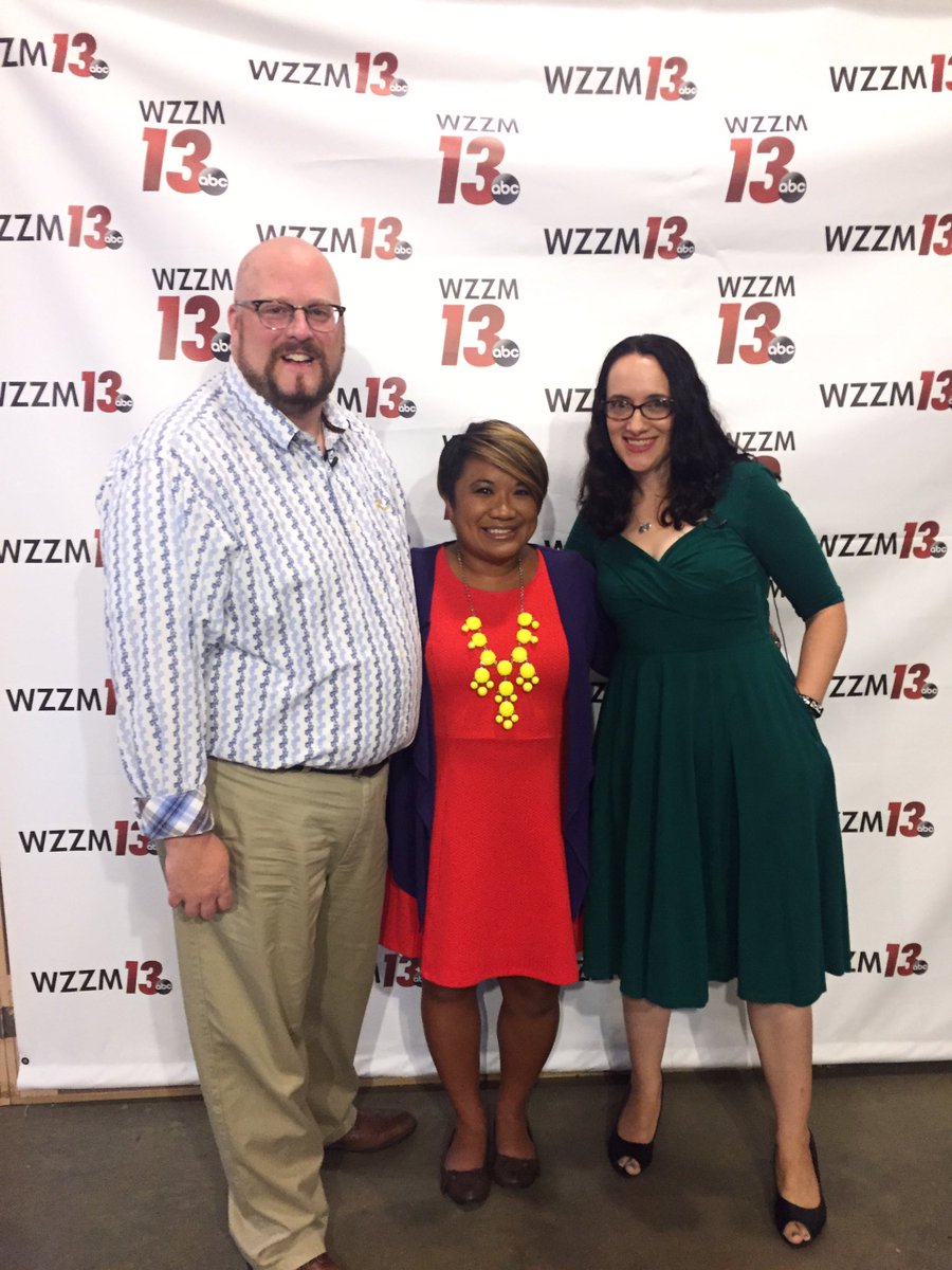 We had a great visit to <a href="/wzzm13/">13 On Your Side</a>'s <a href="/mywestmi/">My West Michigan</a> this morning to talk with @jpascuawzzm13 about our @barcodemail Spotlight Series!