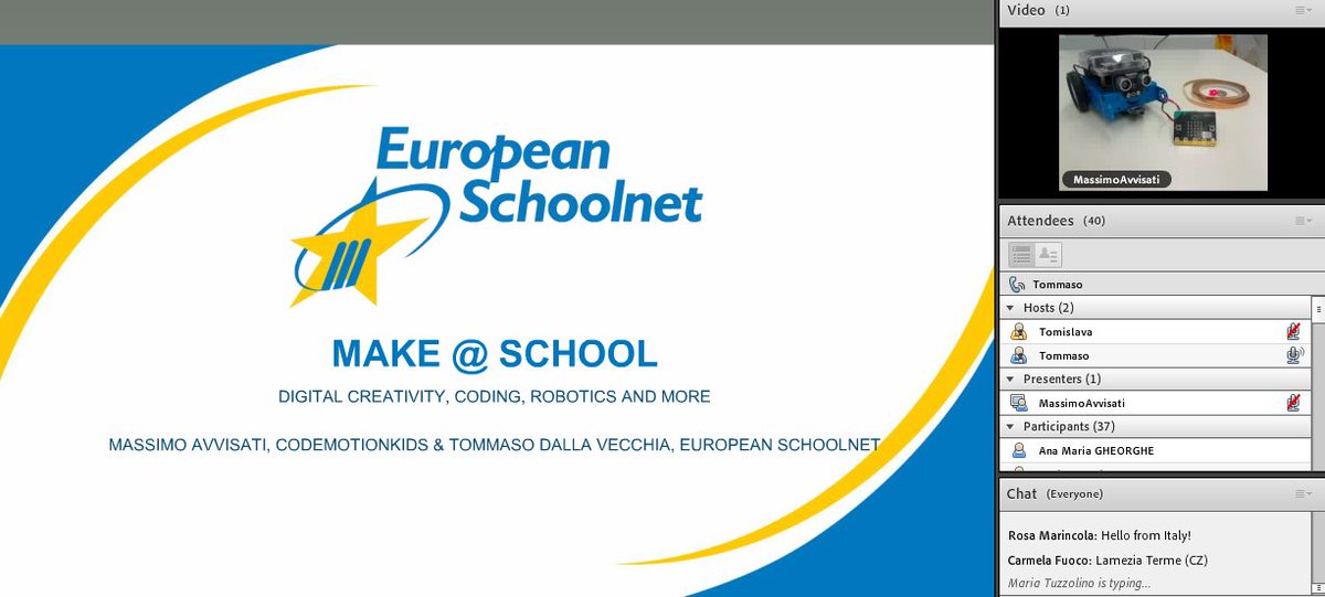 galandreas3012's tweet photo. about to attend "Make@school" webinar from #eTwDigCreativity learning event with @t_recheva and @tommaso_eun https://t.co/S2lUsCSEdl