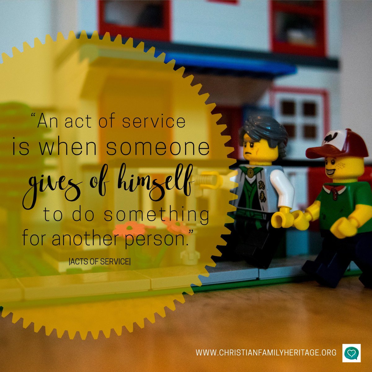 CFHNetwork's tweet image. An act of service is when someone gives of himself to do something for another person. What is your child's love language. Speak it today!