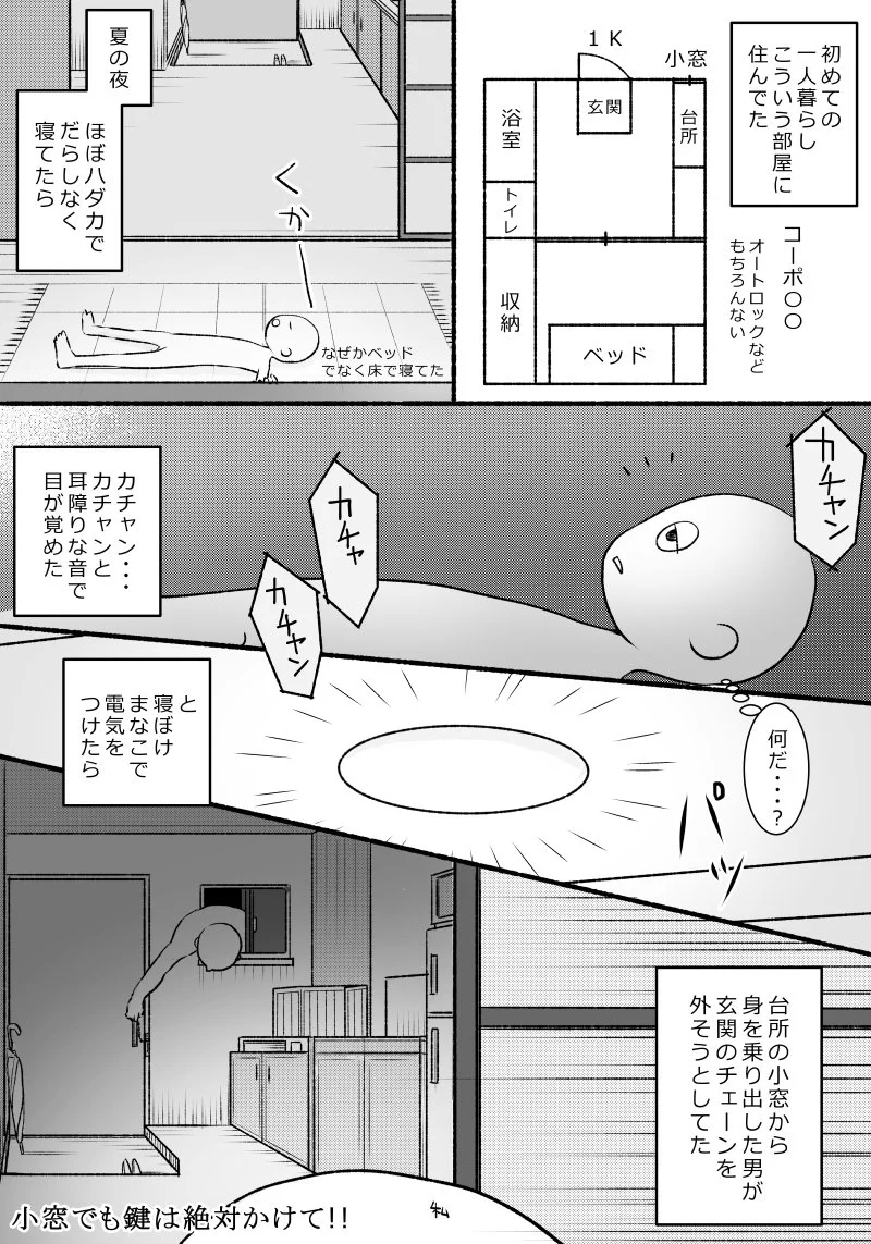 一体どうなってた？家で寝ていたらチェーンを開けられそうになるｗｗｗ