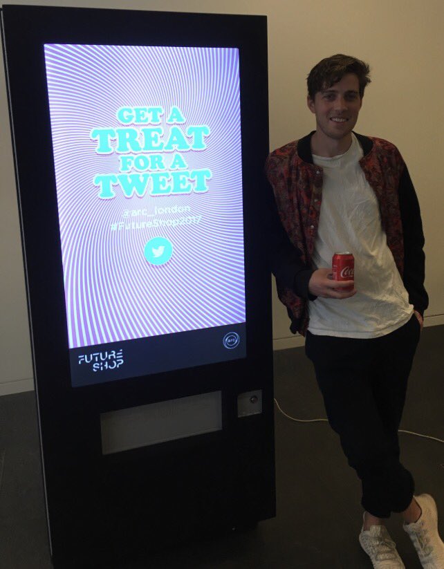 Come down to visit us at 82 Baker st and 'Get a treat for a tweet' #futureshop2017 #digital #innovation