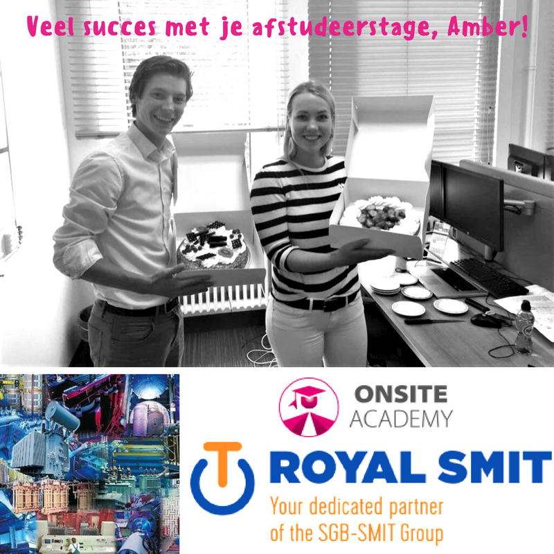 OnsiteAcademy's tweet photo. Veel succes met je afstudeerstage en straks met je traineeship @OnsiteAcademy, Amber! https://t.co/vT0PzofalO! #OnsiteTalentPlan #trainee https://t.co/4ileJTW49l