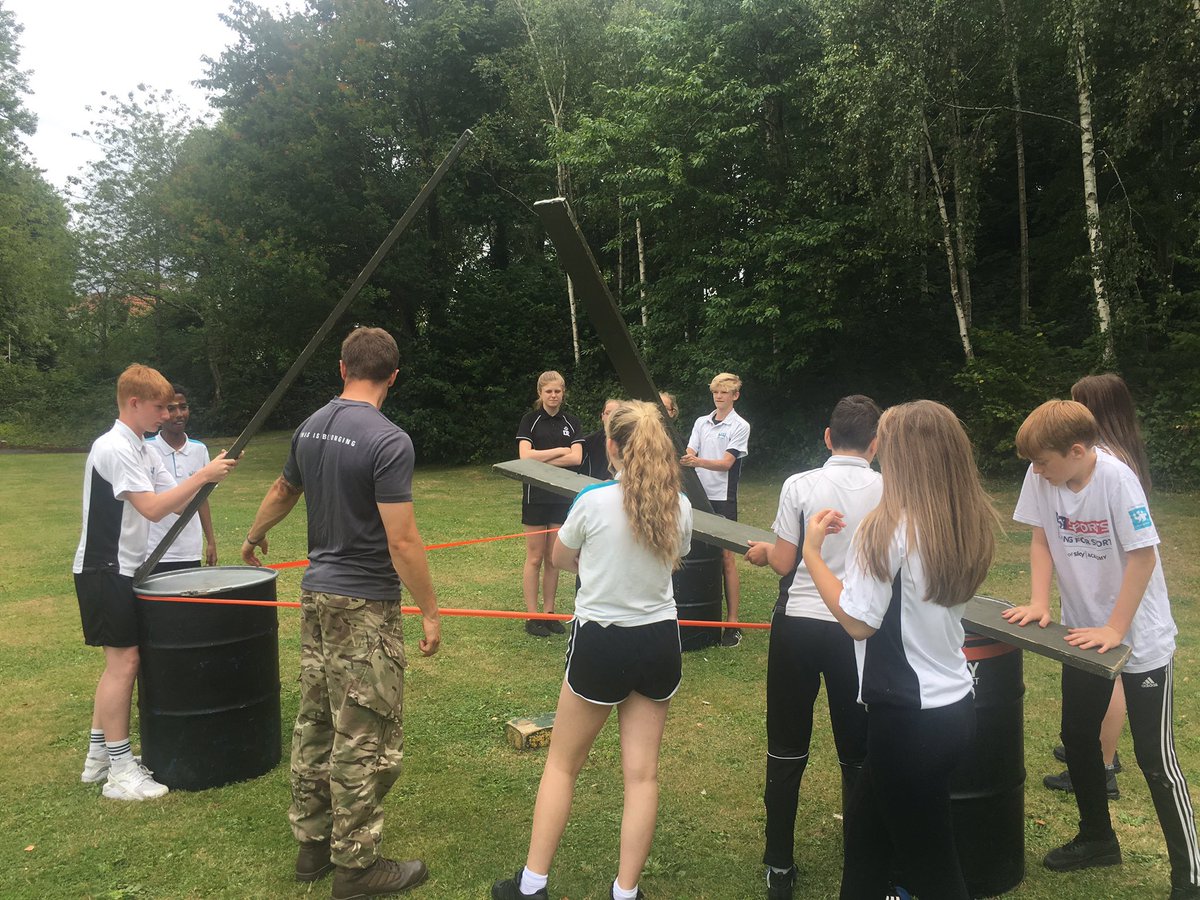 JohnCabotPE's tweet photo. Thank you @BritishArmy who put Yr9 through their paces today with lots of challenging mental &amp; physical tasks #resilience #respect #courage https://t.co/4VXiJx7tfQ
