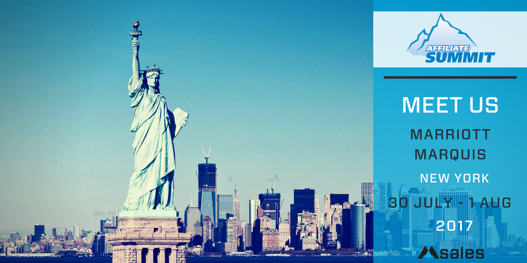 msalescom's tweet photo. Meet us @AffiliateSummit East  2017 in New York. We will be discussing #mobile #marketing. Book a meeting #ASE17: https://t.co/xwwswAAXqH https://t.co/xbo2CPk9cI
