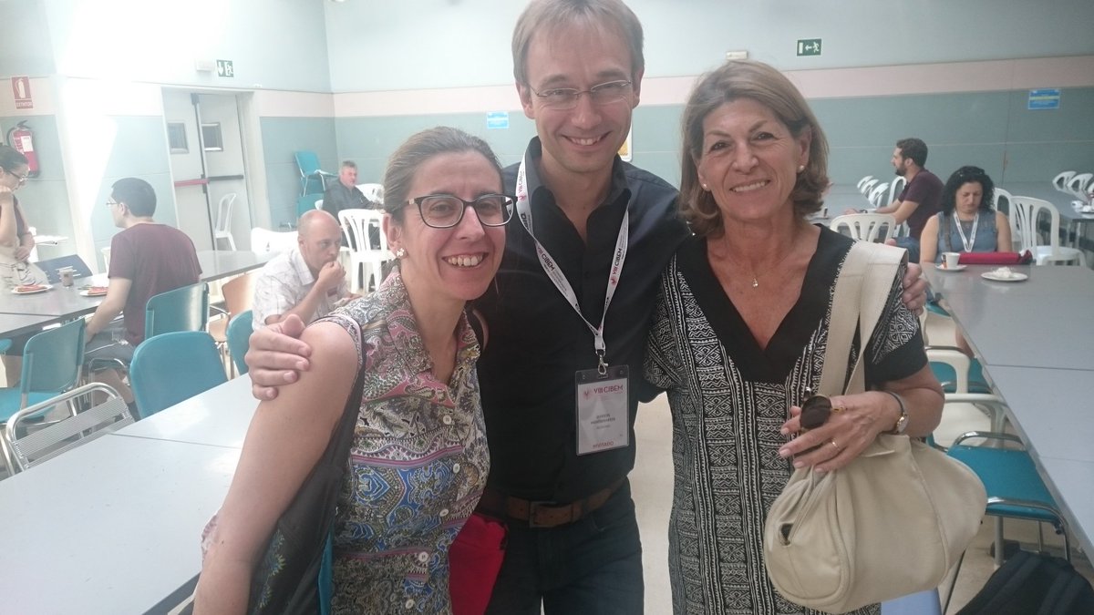 AngelicaEscored's tweet photo. Broche de oro en #CIBEM. Gracias Tomás por presentarnos a Markus https://t.co/cO7Tlod7x2