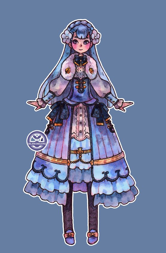 Idheen_Blanche's tweet image. A little Rinea before leaving! I love her dress **